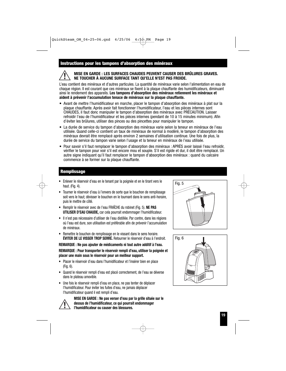 Honeywell HWM-330 User Manual | Page 19 / 44
