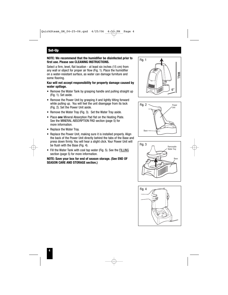 Honeywell HWM-330 User Manual | Page 4 / 44