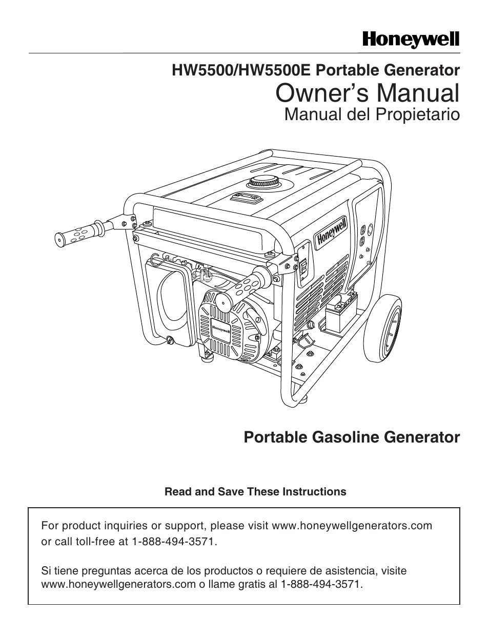 Honeywell HW5500E User Manual | 93 pages