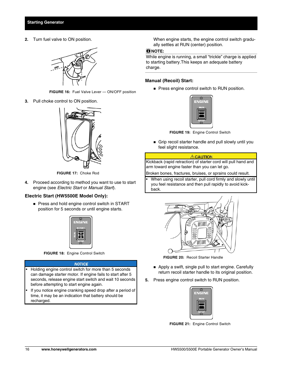 Honeywell HW5500E User Manual | Page 22 / 93