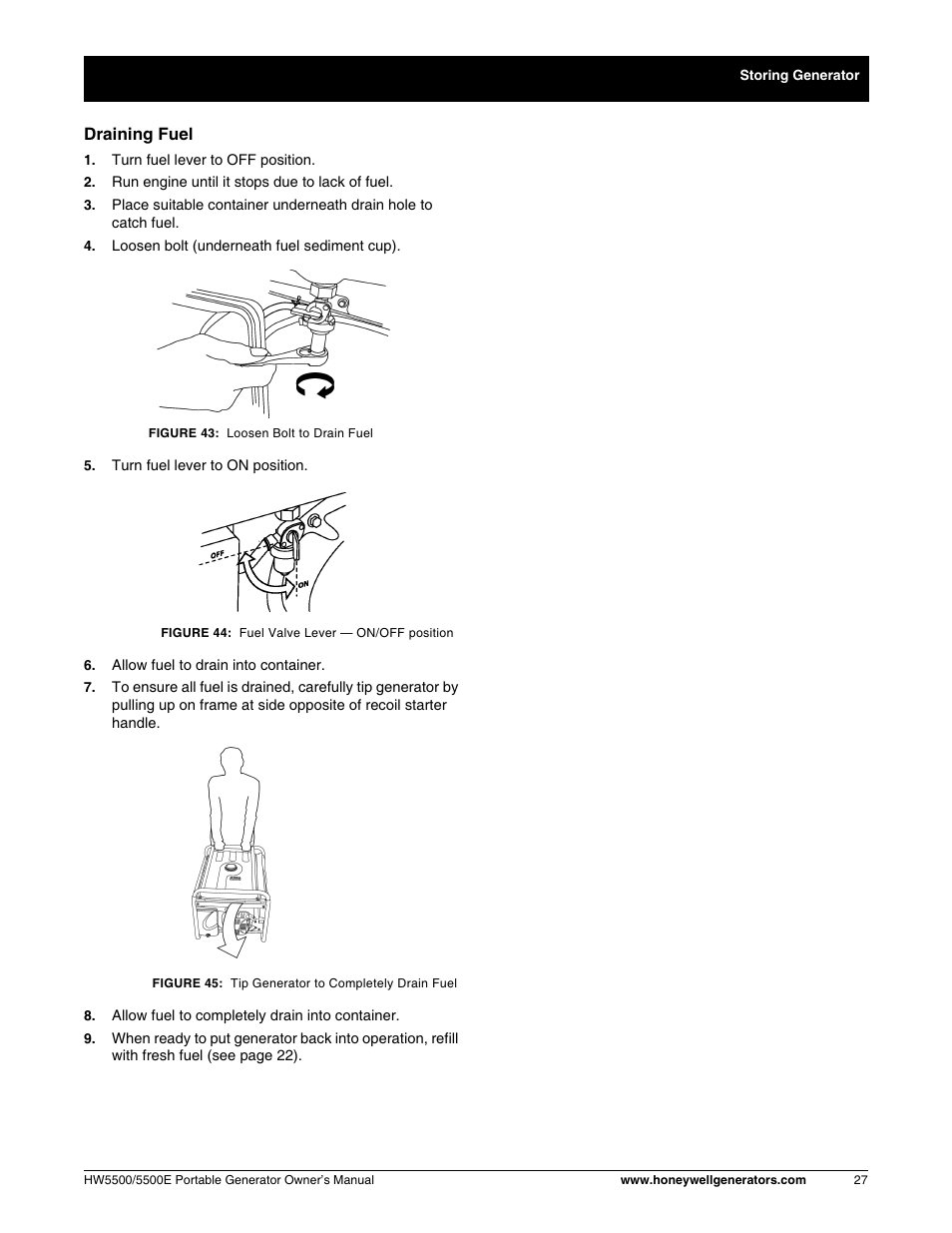 Honeywell HW5500E User Manual | Page 33 / 93
