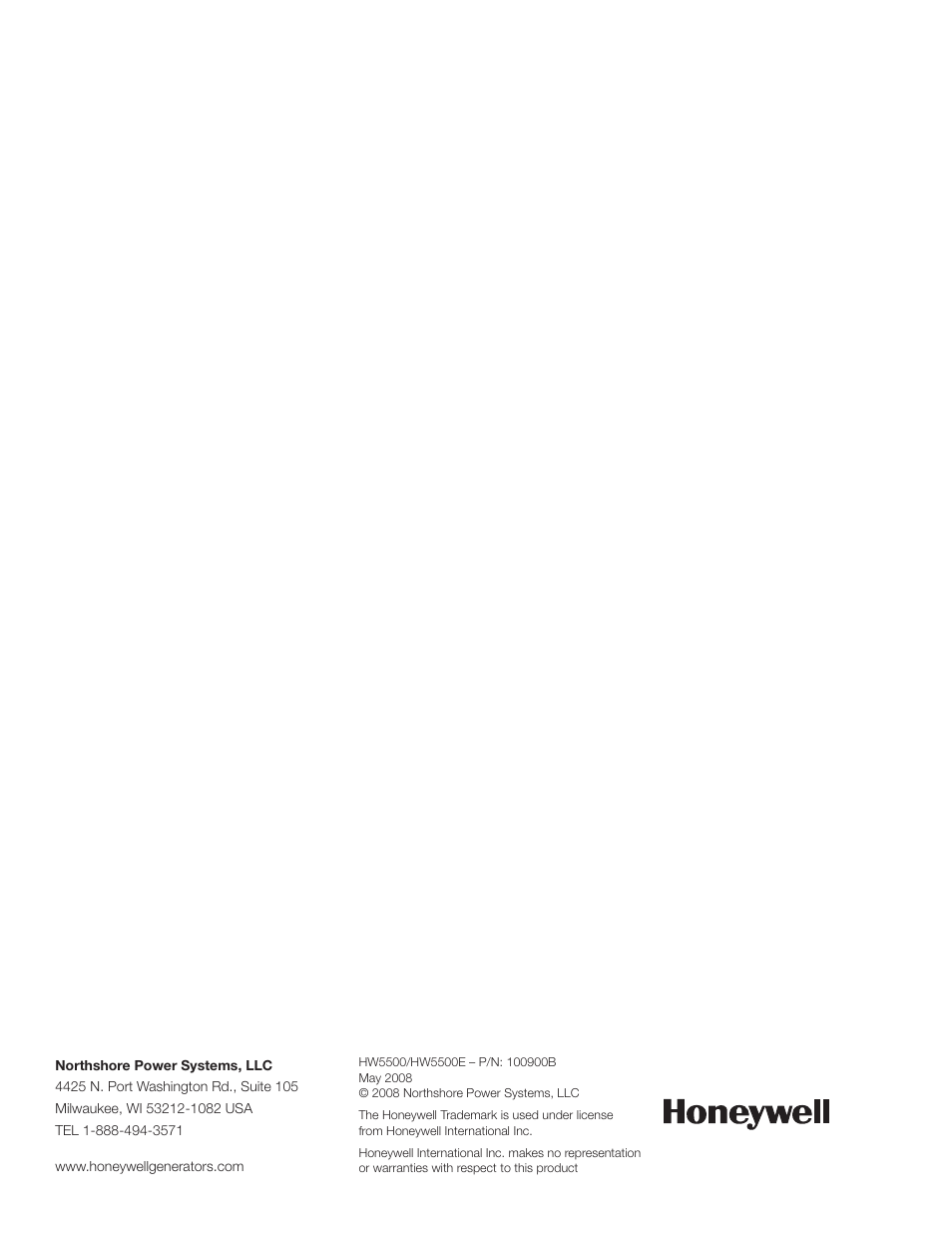 Honeywell HW5500E User Manual | Page 93 / 93