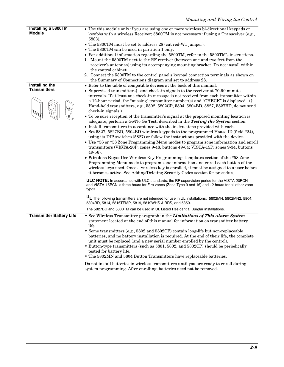 Honeywell VISTA-20P User Manual | Page 15 / 80