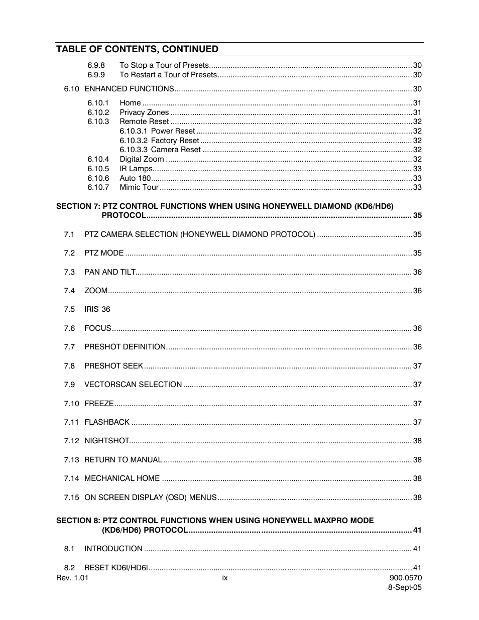 Honeywell HJZTP User Manual | Page 9 / 64