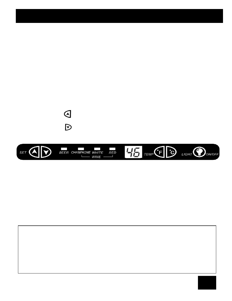 Setting up the wine chiller, Adjusting the temperature, Fahrenheit vs. celsius | Honeywell 88080 User Manual | Page 8 / 12