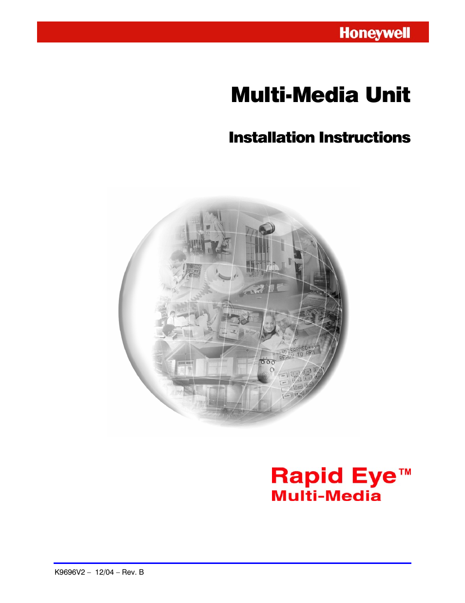 Honeywell RAPID EYE K9696V2 User Manual | 96 pages