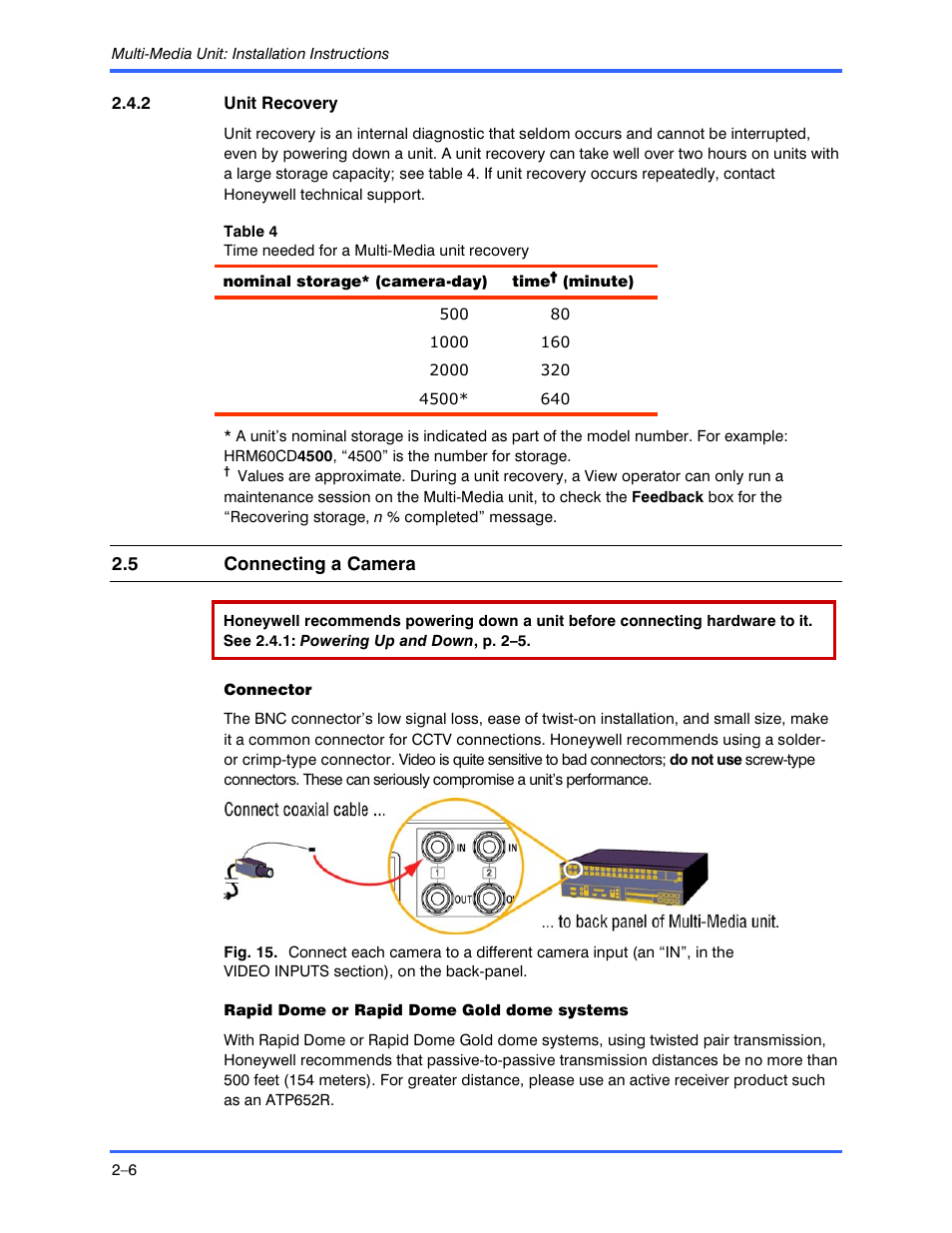 Honeywell RAPID EYE K9696V2 User Manual | Page 24 / 96