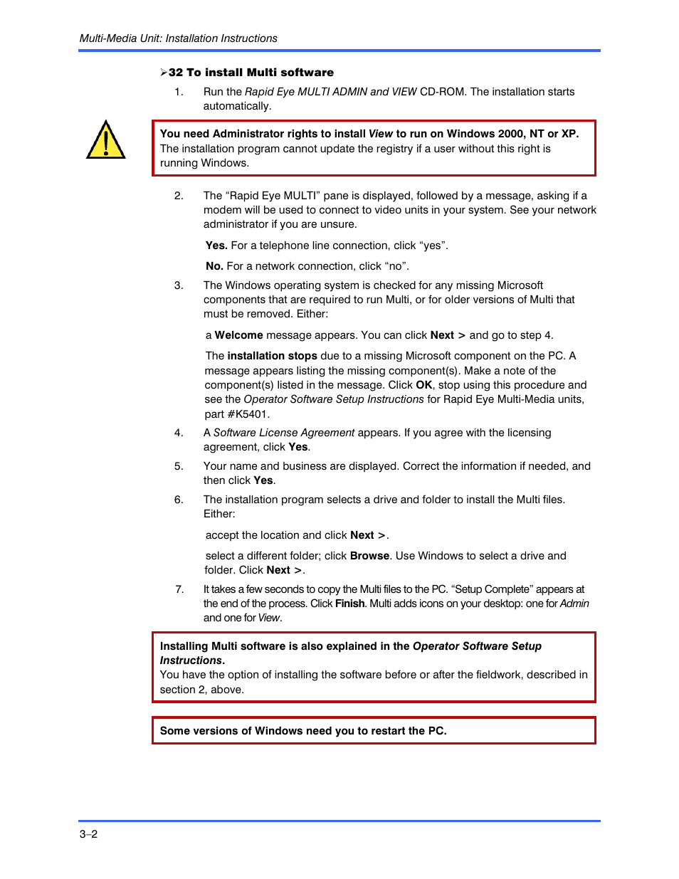 Honeywell RAPID EYE K9696V2 User Manual | Page 38 / 96