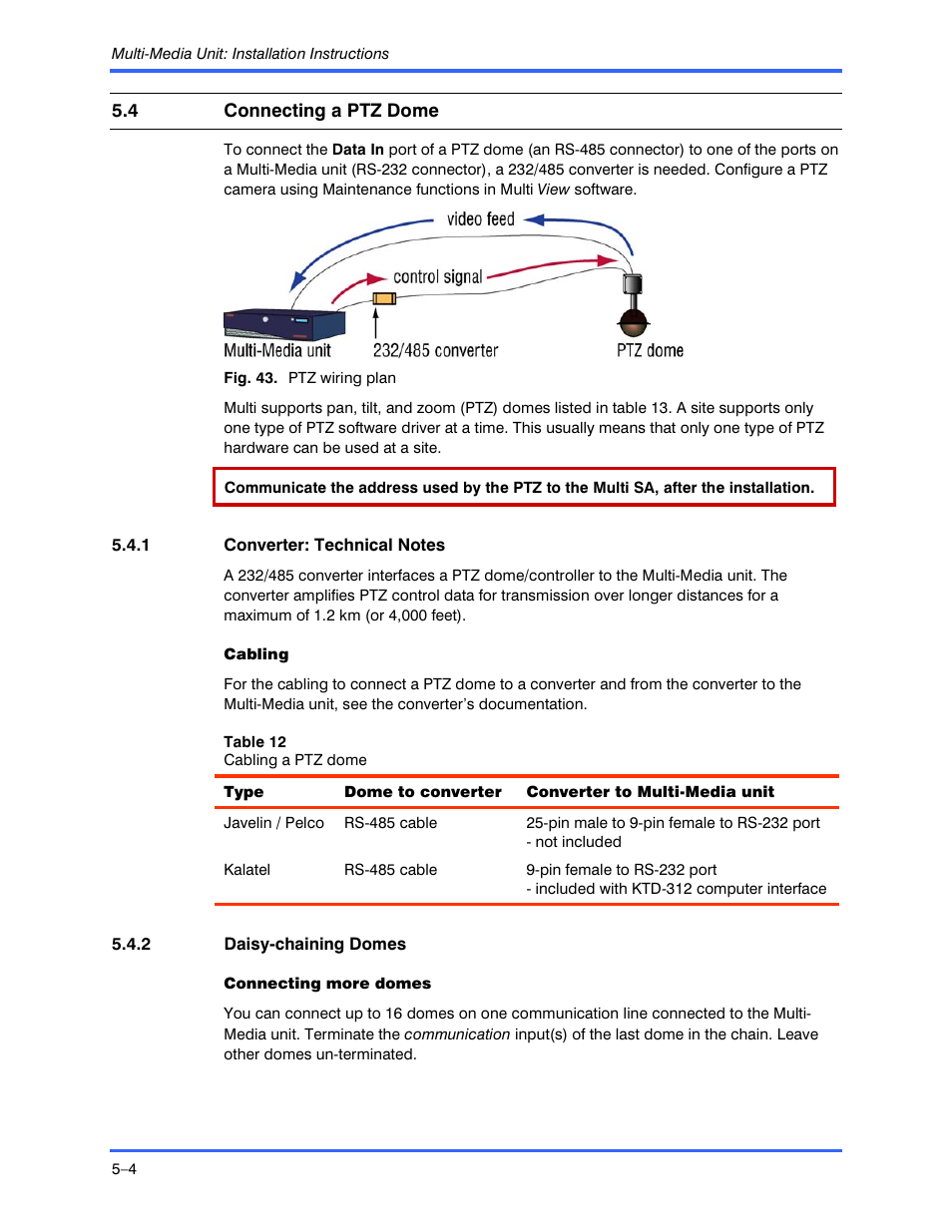 Honeywell RAPID EYE K9696V2 User Manual | Page 62 / 96