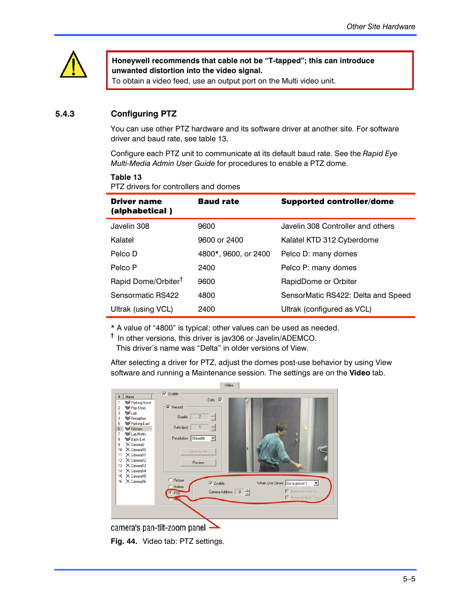 Honeywell RAPID EYE K9696V2 User Manual | Page 63 / 96