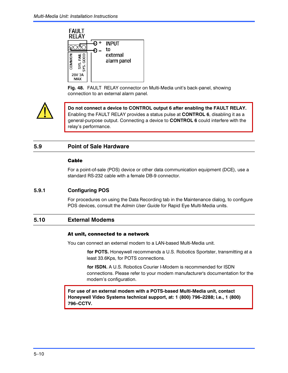 Honeywell RAPID EYE K9696V2 User Manual | Page 68 / 96