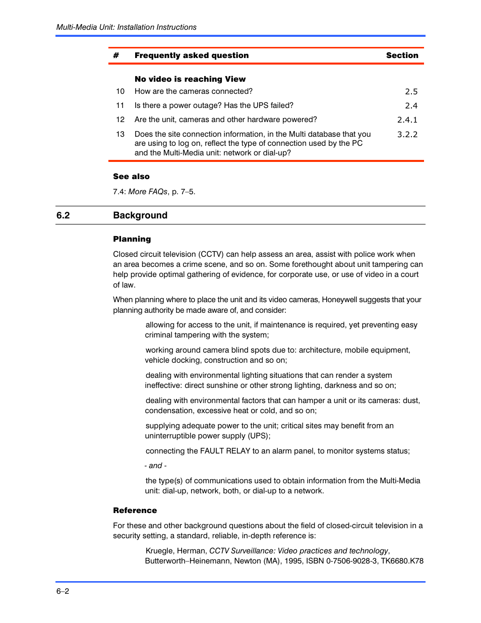 Honeywell RAPID EYE K9696V2 User Manual | Page 72 / 96