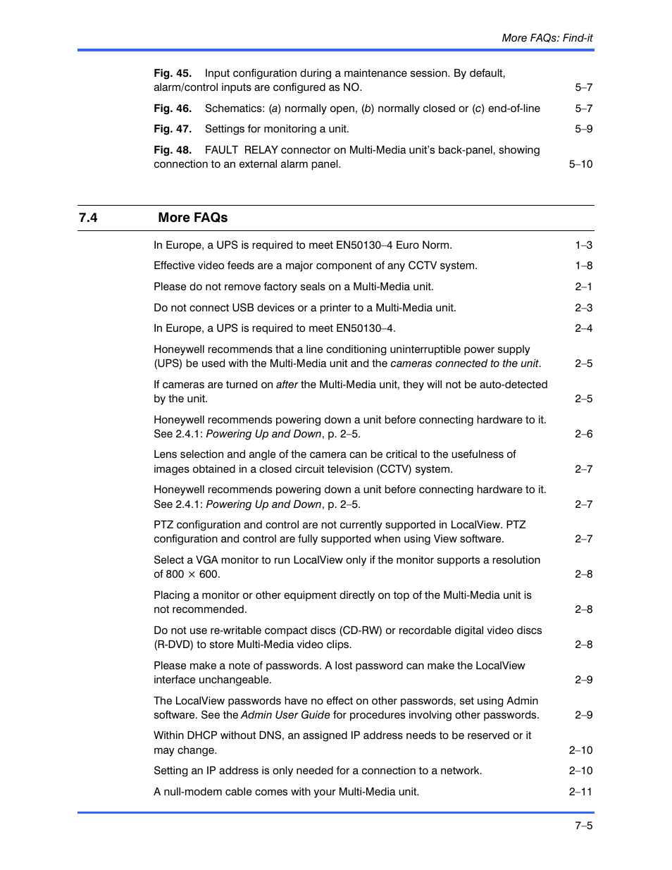 Honeywell RAPID EYE K9696V2 User Manual | Page 79 / 96