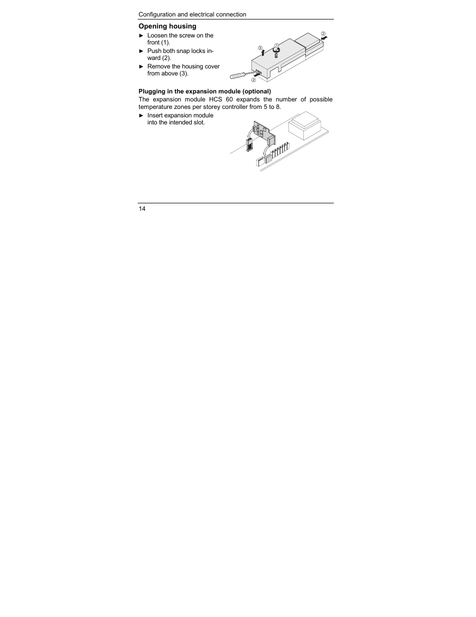 Honeywell HCE 60 User Manual | Page 16 / 56