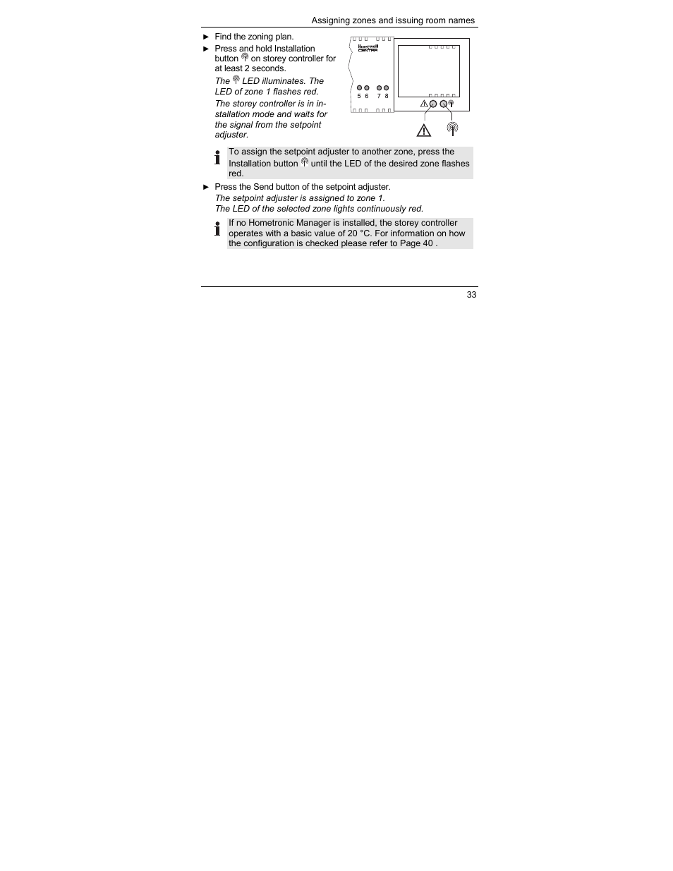 Honeywell HCE 60 User Manual | Page 35 / 56