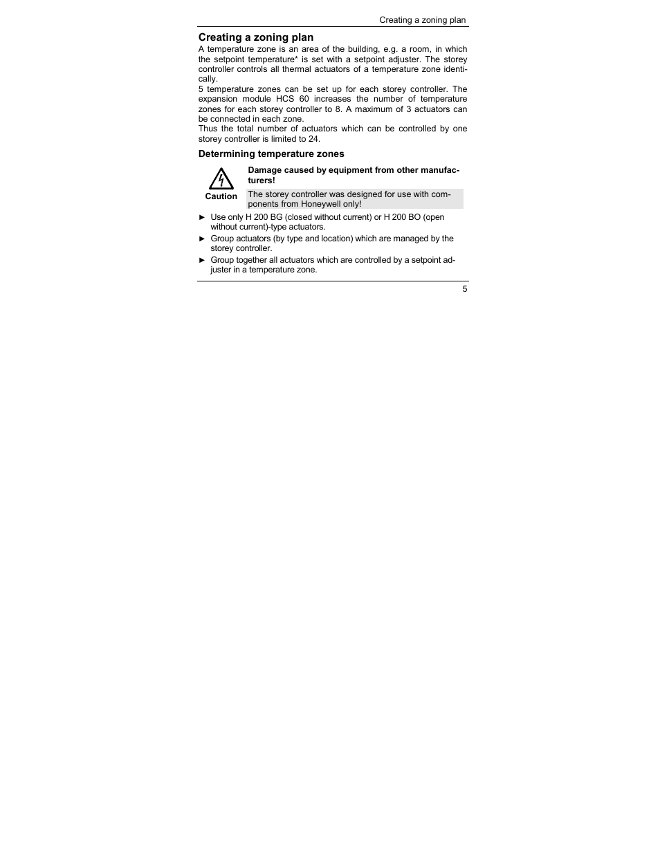 Honeywell HCE 60 User Manual | Page 7 / 56