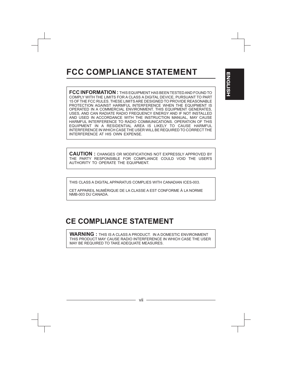 Fcc compliance statement, Ce compliance statement | Honeywell HXMT9 / HXMT9X User Manual | Page 7 / 102