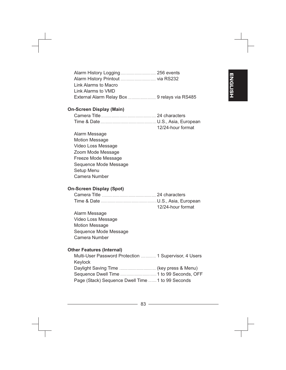 Honeywell HXMT9 / HXMT9X User Manual | Page 97 / 102