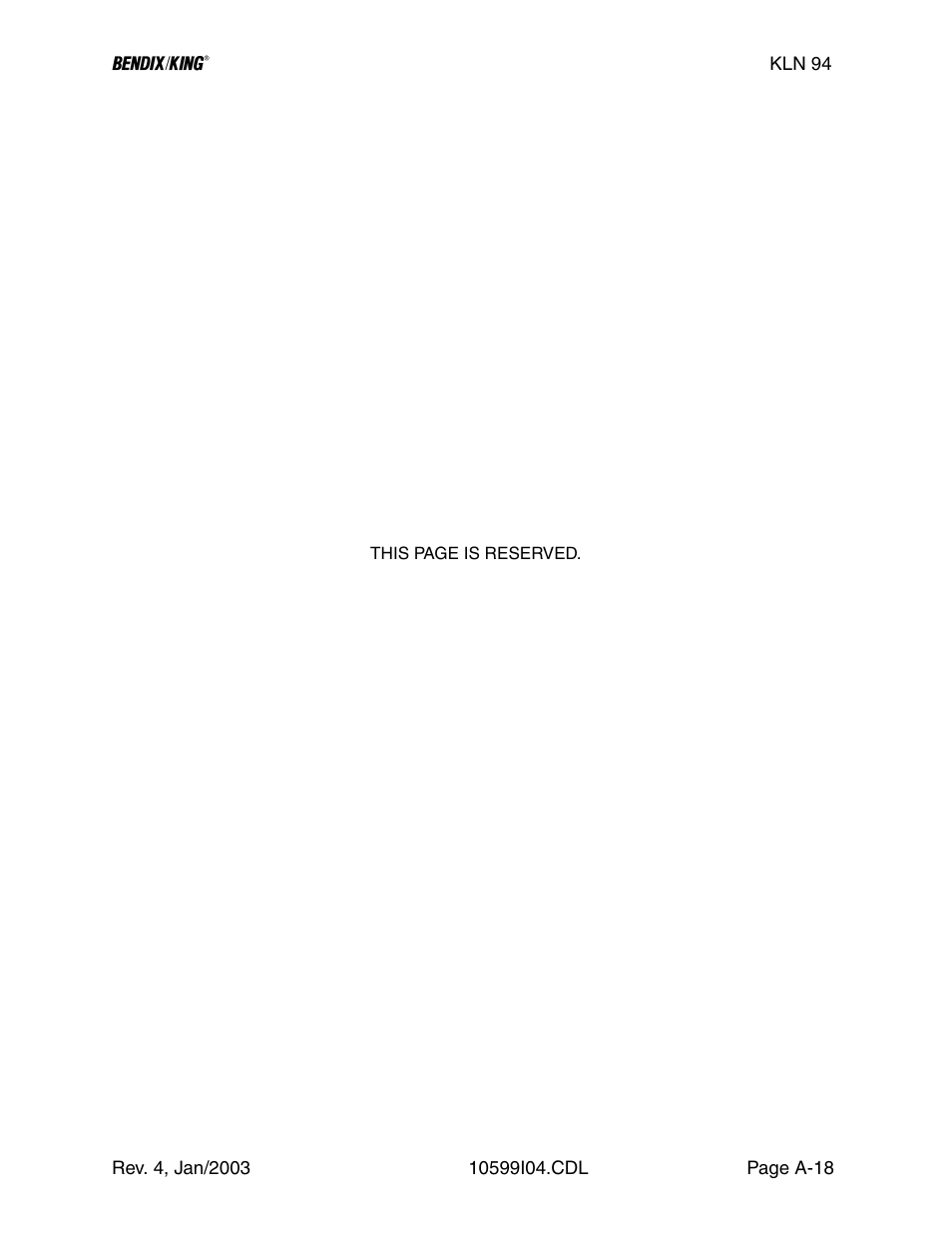 Honeywell BENDIX/KING KLN 94 User Manual | Page 108 / 156