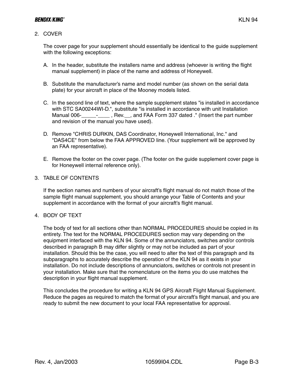 Honeywell BENDIX/KING KLN 94 User Manual | Page 111 / 156