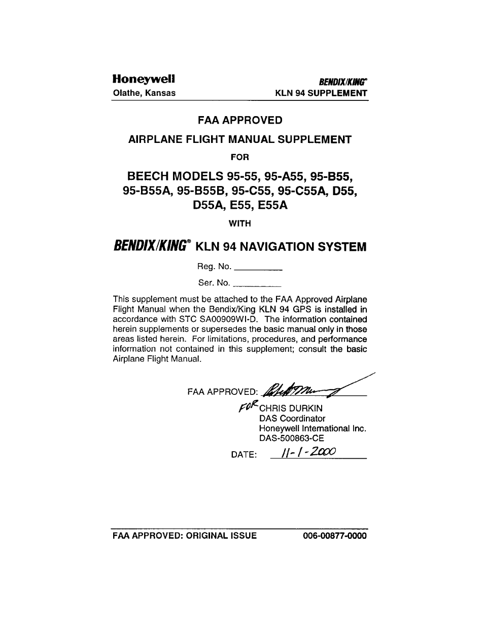 Honeywell BENDIX/KING KLN 94 User Manual | Page 113 / 156