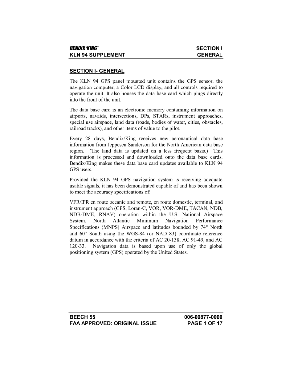 Honeywell BENDIX/KING KLN 94 User Manual | Page 116 / 156