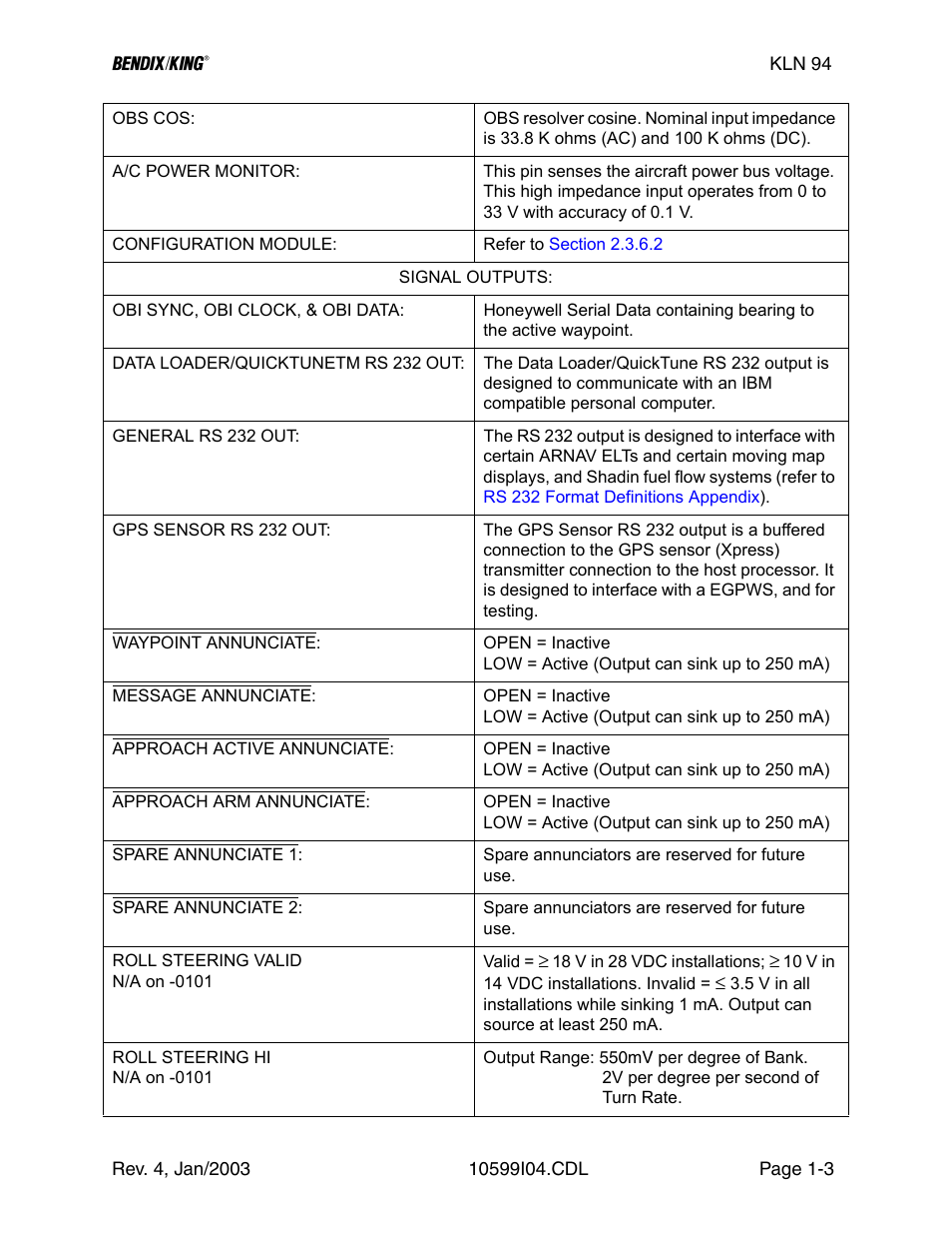 Honeywell BENDIX/KING KLN 94 User Manual | Page 13 / 156