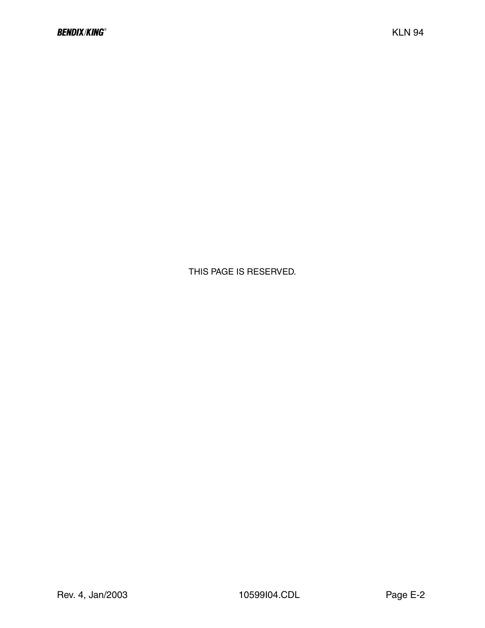 Honeywell BENDIX/KING KLN 94 User Manual | Page 144 / 156