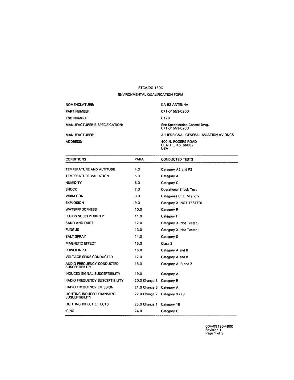 Honeywell BENDIX/KING KLN 94 User Manual | Page 149 / 156