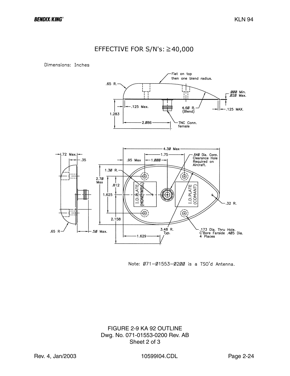 Honeywell BENDIX/KING KLN 94 User Manual | Page 45 / 156