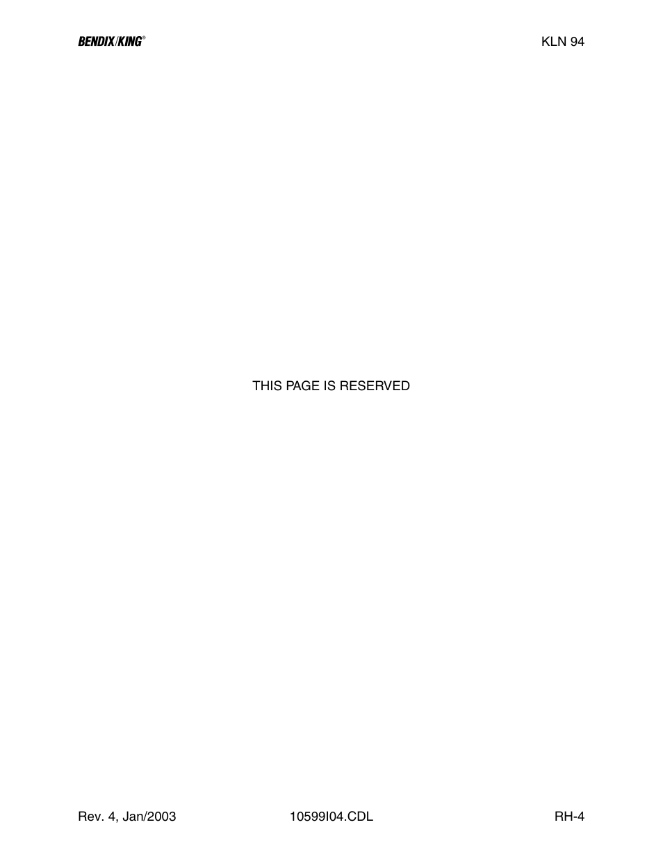 Honeywell BENDIX/KING KLN 94 User Manual | Page 6 / 156