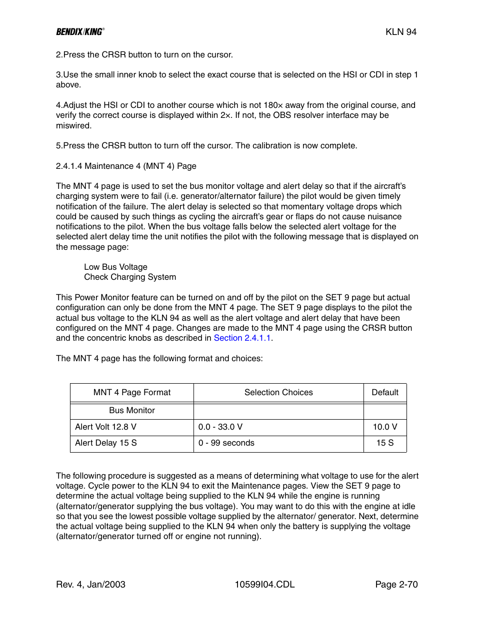 Honeywell BENDIX/KING KLN 94 User Manual | Page 74 / 156