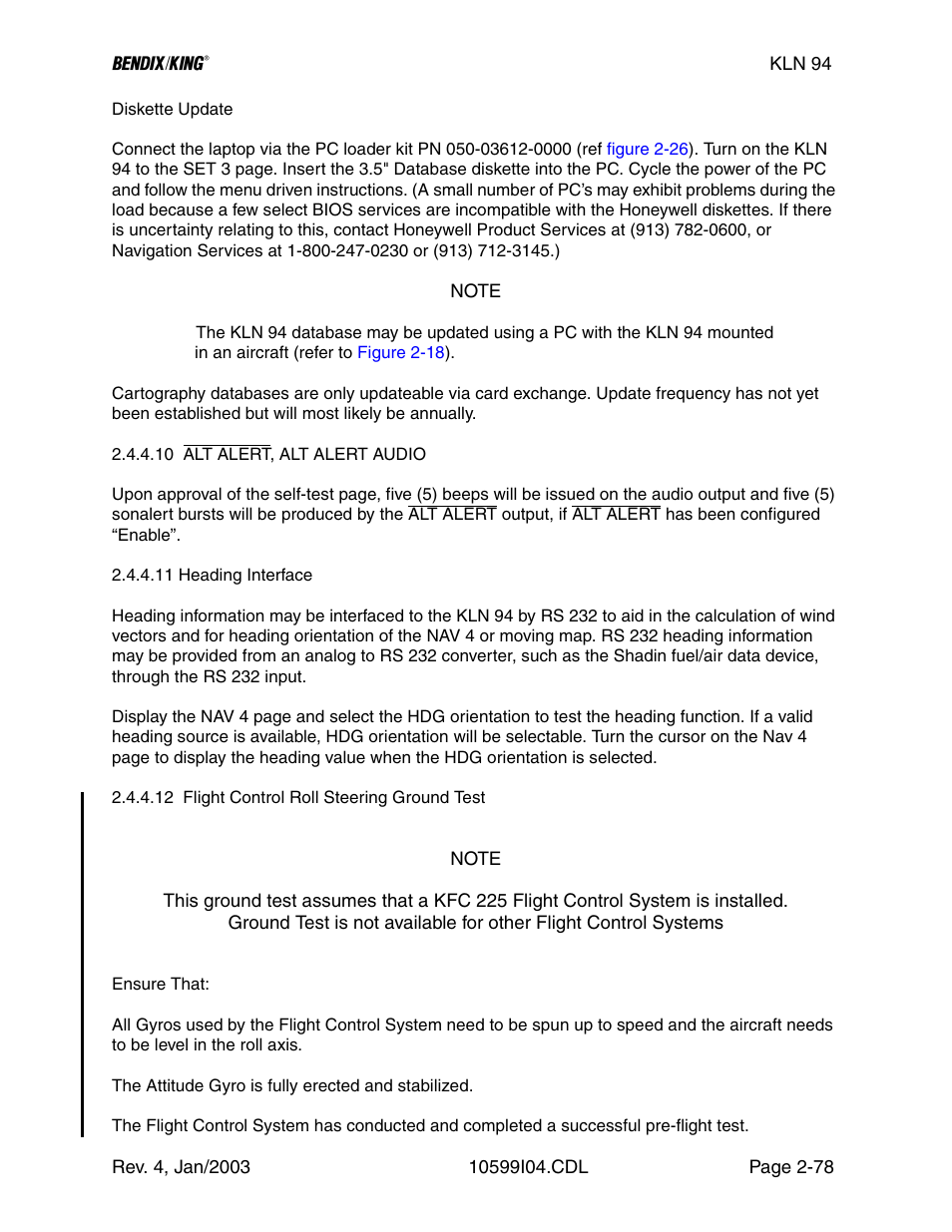 Honeywell BENDIX/KING KLN 94 User Manual | Page 82 / 156