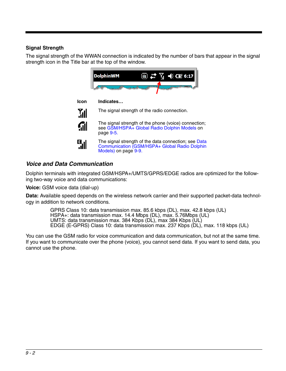 Honeywell DOLPHIN 99EX User Manual | Page 110 / 190
