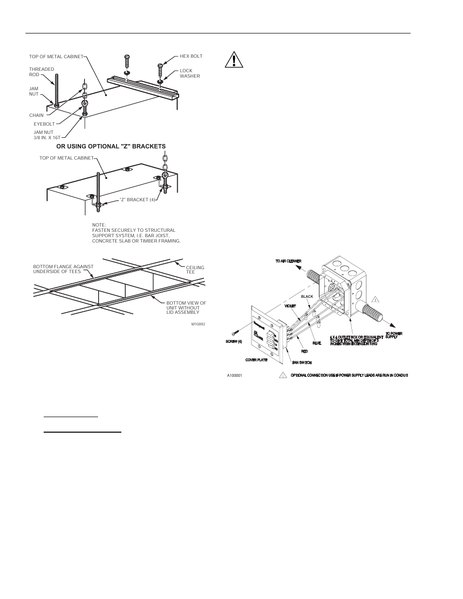 Caution, Remote 3 speed wall switch (3 speed models only) | Honeywell F111 Series 1 User Manual | Page 6 / 12