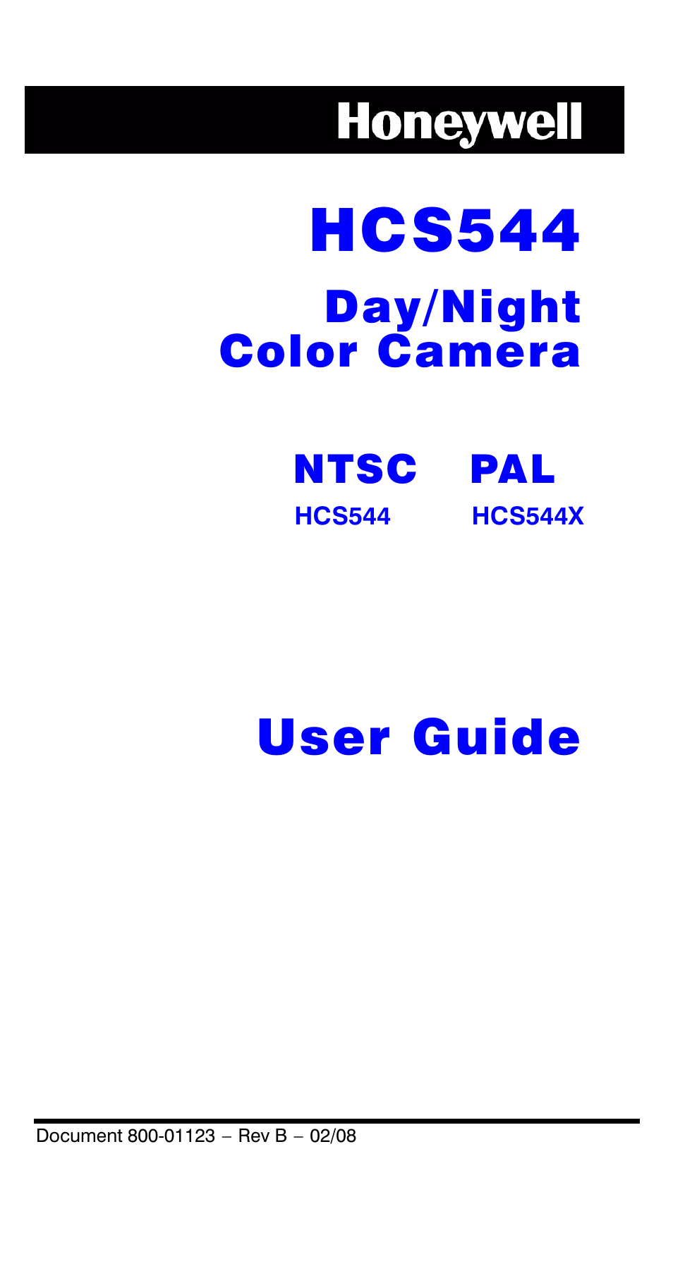 Honeywell HCS544 User Manual | 24 pages