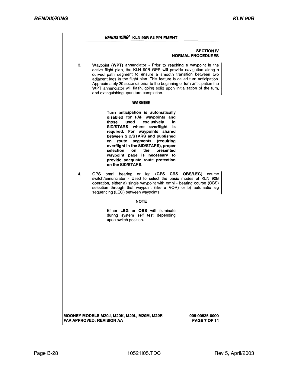 Honeywell BEDIX/KING GPS RNAV User Manual | Page 120 / 152