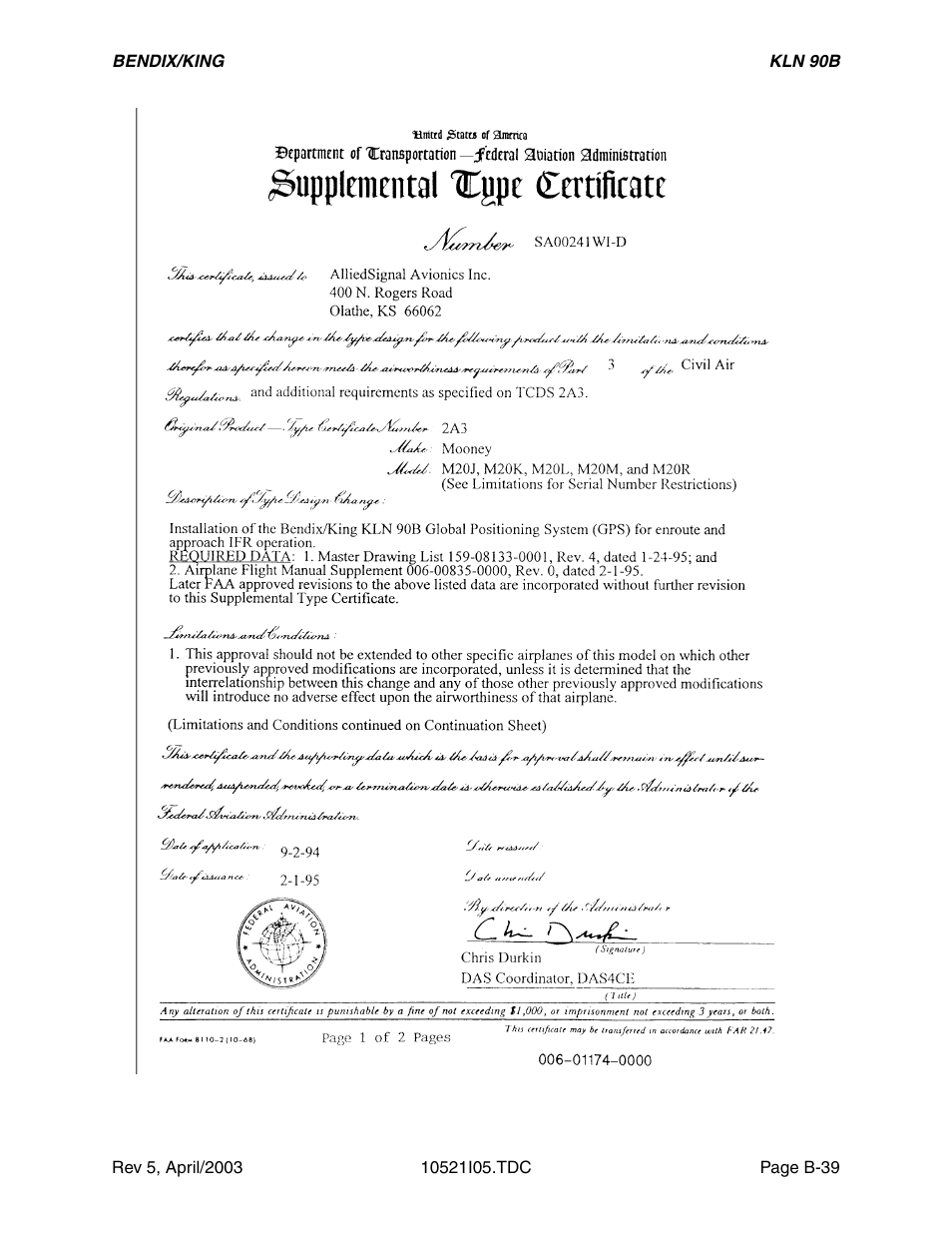 Honeywell BEDIX/KING GPS RNAV User Manual | Page 131 / 152