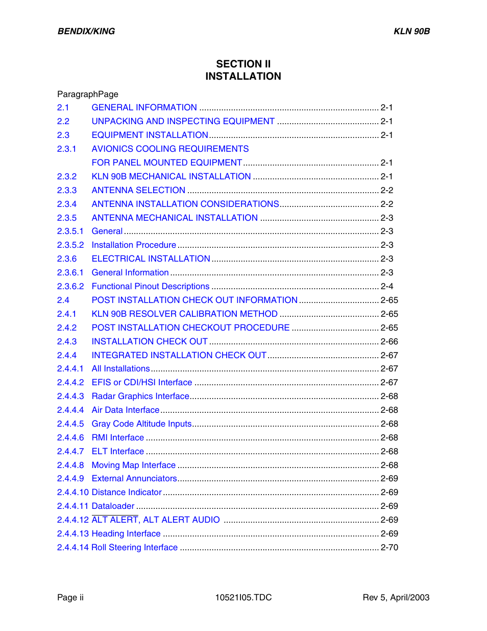 Honeywell BEDIX/KING GPS RNAV User Manual | Page 4 / 152