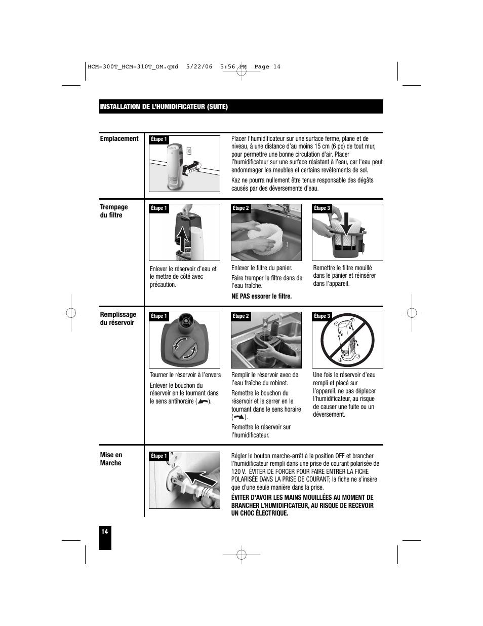 Honeywell HCM-310T User Manual | Page 14 / 32