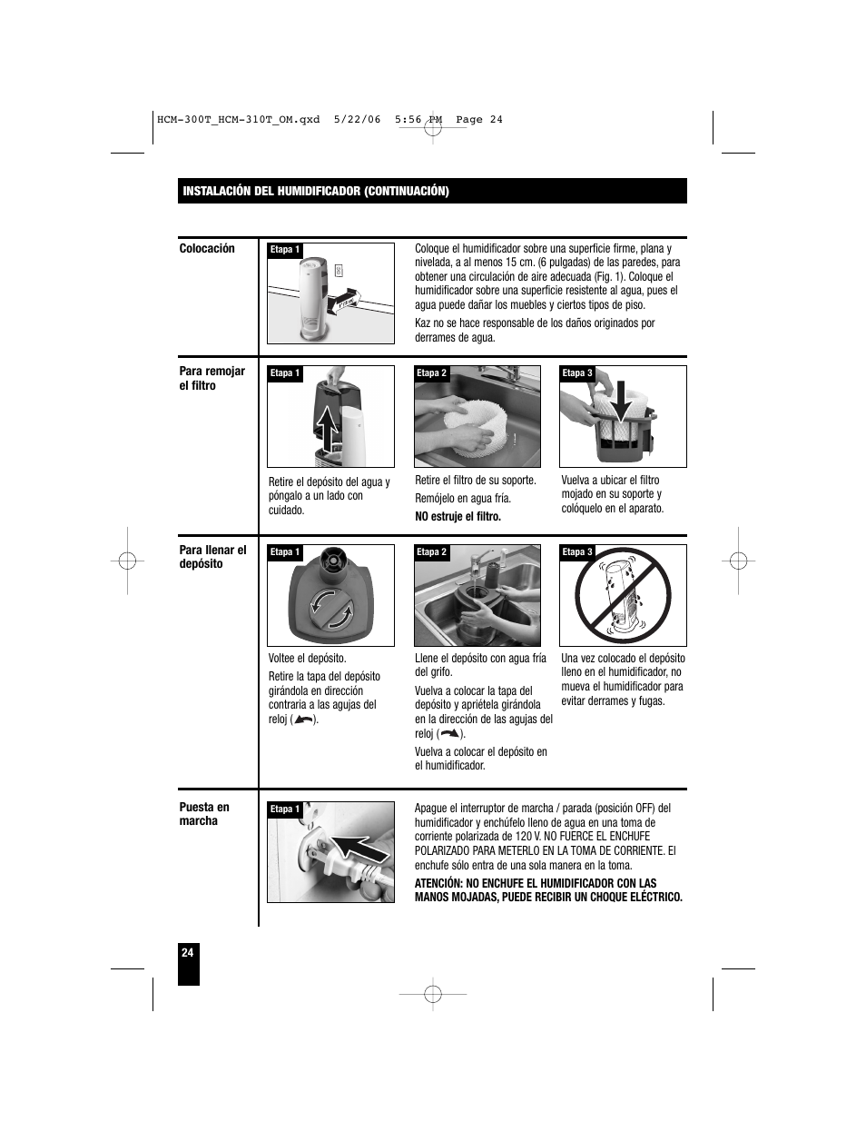Honeywell HCM-310T User Manual | Page 24 / 32