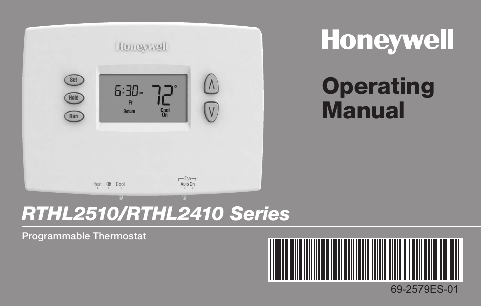 Honeywell RTHL2510 User Manual | 48 pages