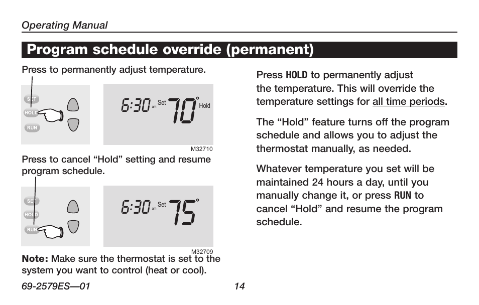 Honeywell RTHL2510 User Manual | Page 16 / 48