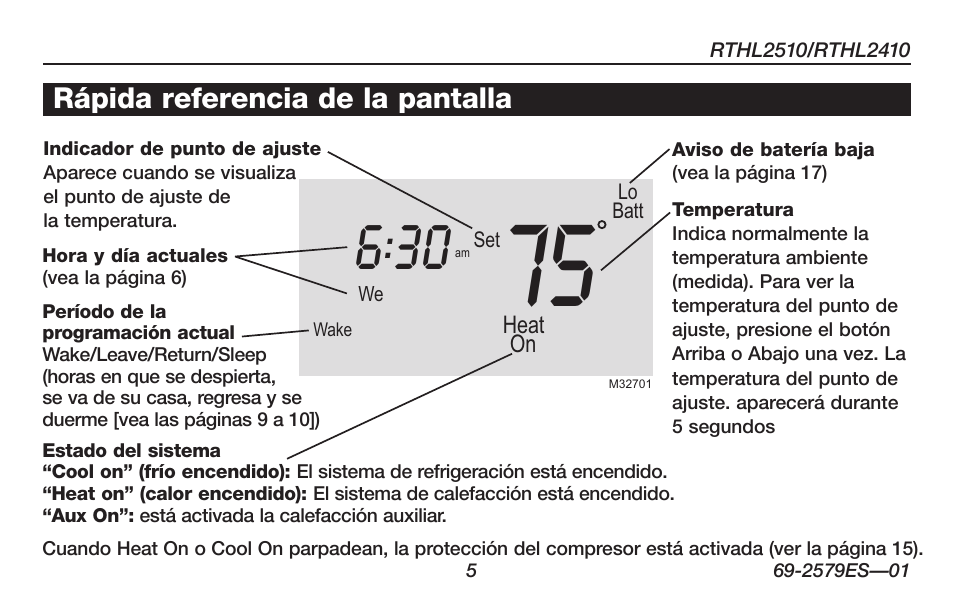 Honeywell RTHL2510 User Manual | Page 31 / 48