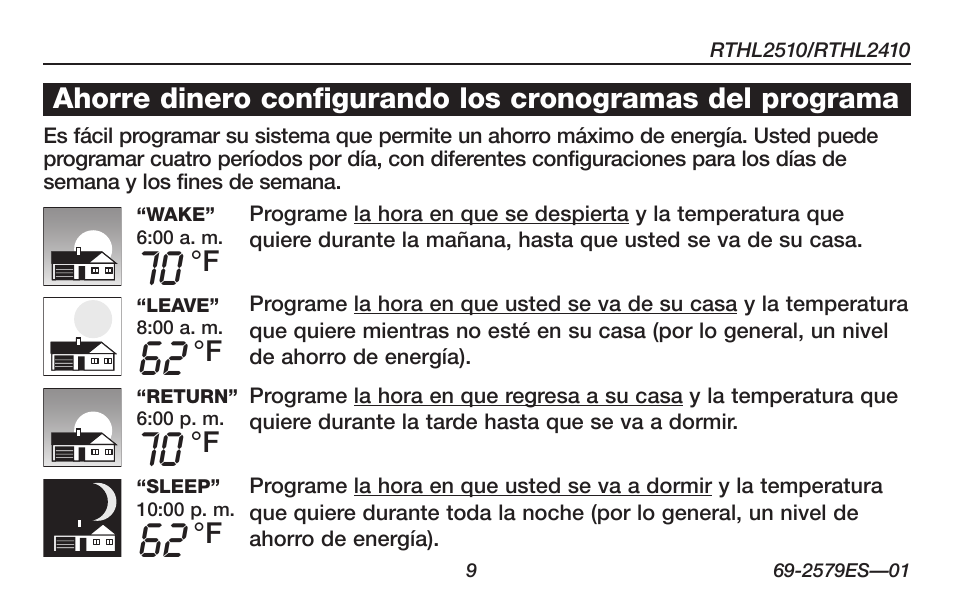 Honeywell RTHL2510 User Manual | Page 35 / 48