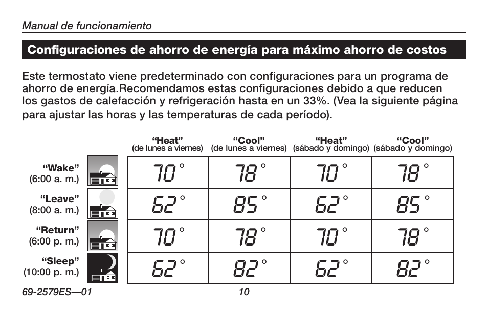 Honeywell RTHL2510 User Manual | Page 36 / 48