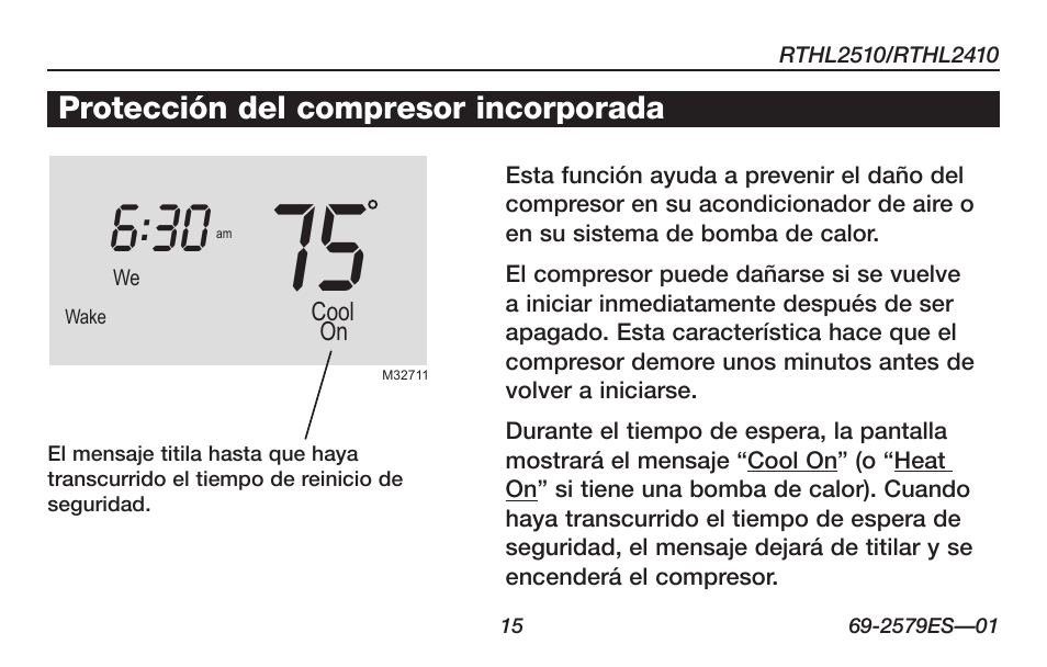 Honeywell RTHL2510 User Manual | Page 41 / 48