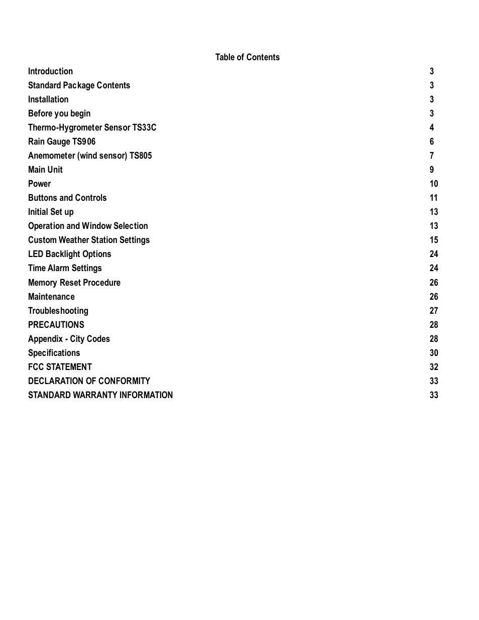 Honeywell TE821WD User Manual | Page 2 / 33