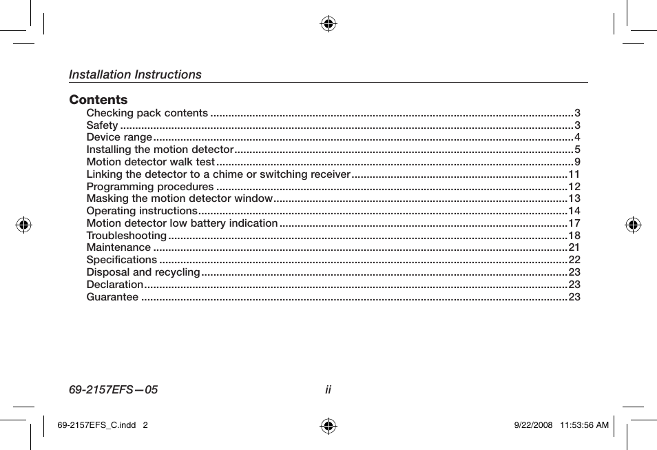 Honeywell RCA902N User Manual | Page 2 / 80