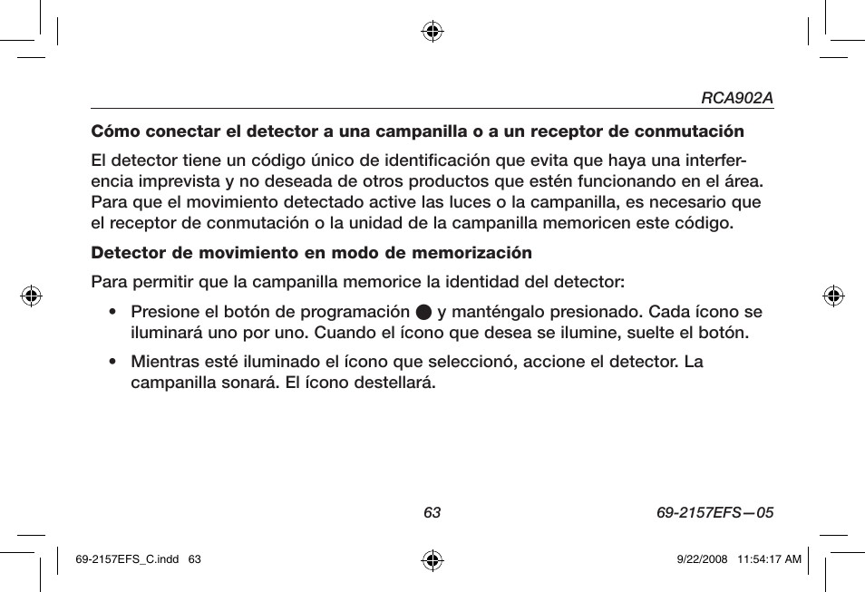 Honeywell RCA902N User Manual | Page 65 / 80